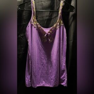 Purple loose lingerie style top